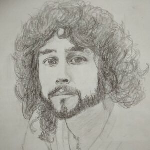 2018. Young Lindsey Buckingham (Fleetwood Mac)